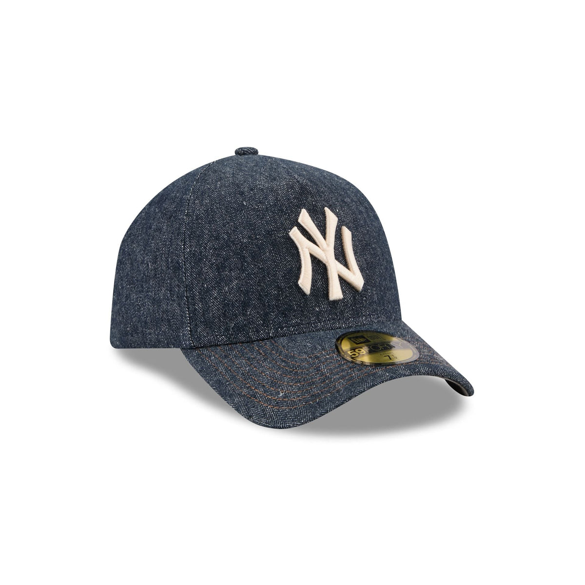 New York Yankees Denim 59FORTY A-Frame Fitted Hat