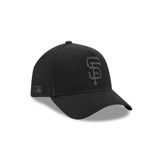 San Francisco Giants Waxed Canvas Black 59FORTY A-Frame Fitted Hat