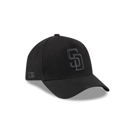 San Diego Padres Waxed Canvas Black 59FORTY A-Frame Fitted Hat