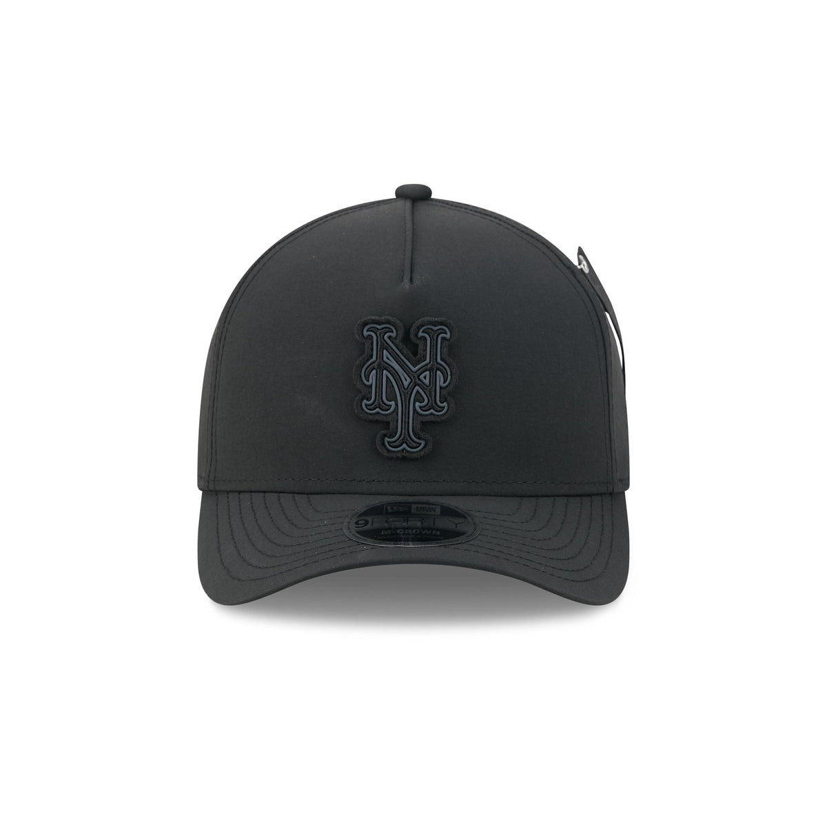 Alpha Industries x New York Mets Nylon Black 9FORTY M-Crown A-Frame Snapback Hat
