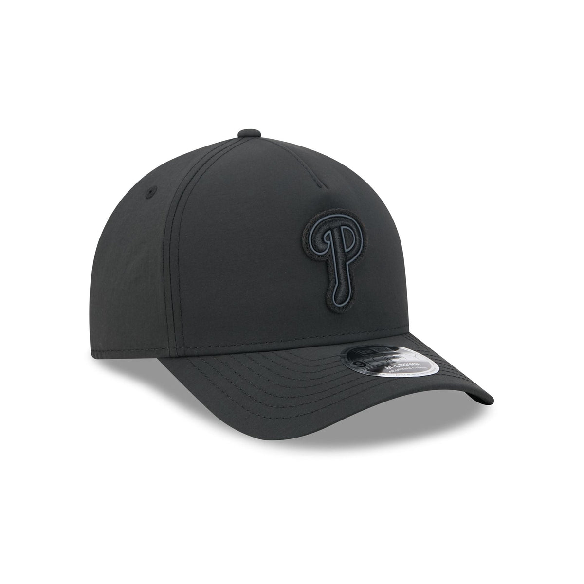 Alpha Industries x Philadelphia Phillies Nylon Black 9FORTY M-Crown A-Frame Snapback Hat