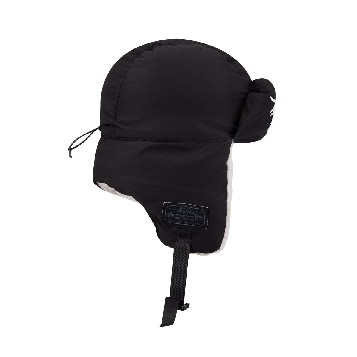 Alpha Industries x Detroit Tigers Black Puffer Trapper Hat