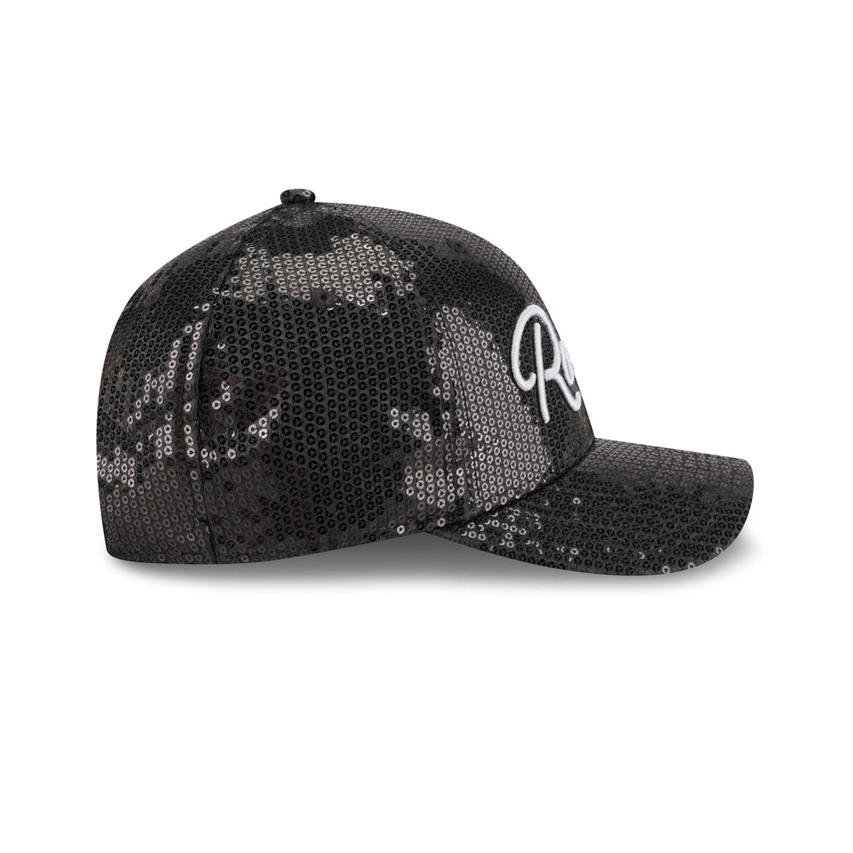 Las Vegas Raiders Sequin Script Women's 9FORTY M-Crown Snapback Hat