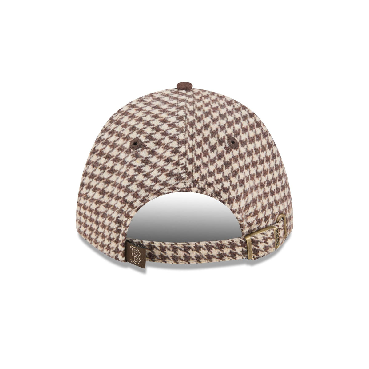 Boston Red Sox Brown Houndstooth Women's 9FORTY M-Crown Adjustable Hat