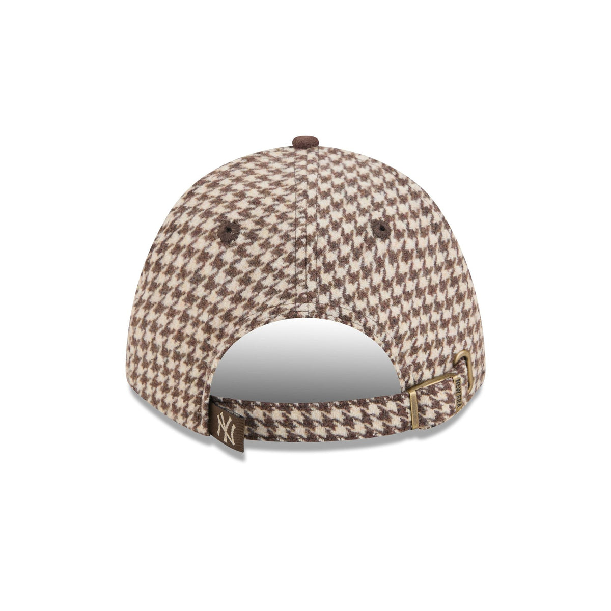 New York Yankees Brown Houndstooth Women's 9FORTY M-Crown Adjustable Hat