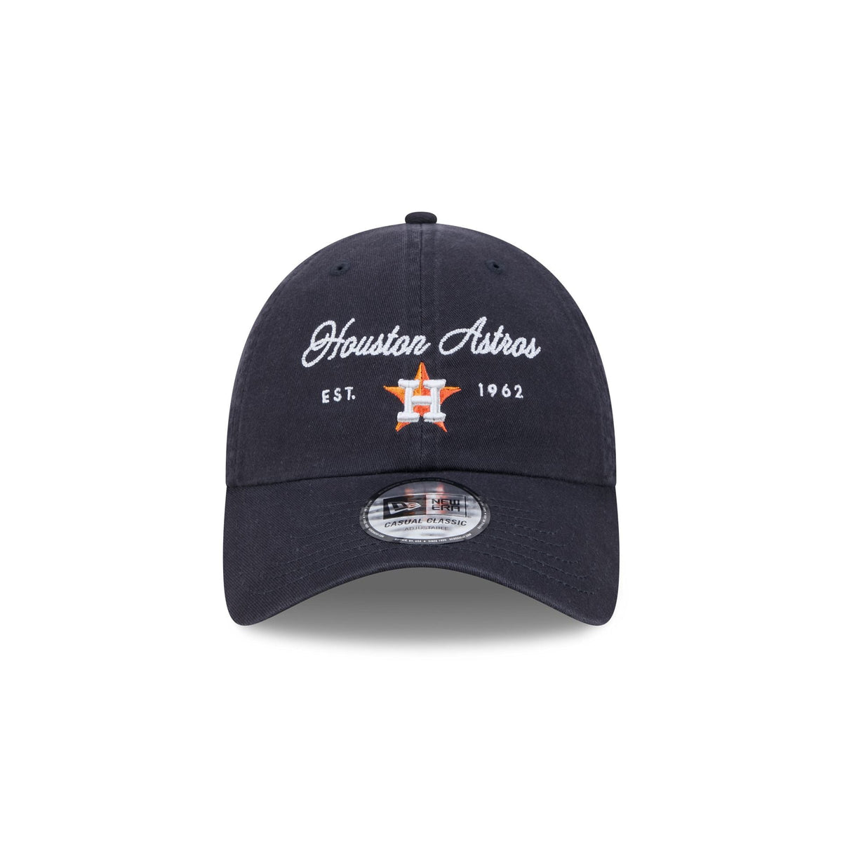 Houston Astros Script Wordmark Casual Classic Adjustable Hat