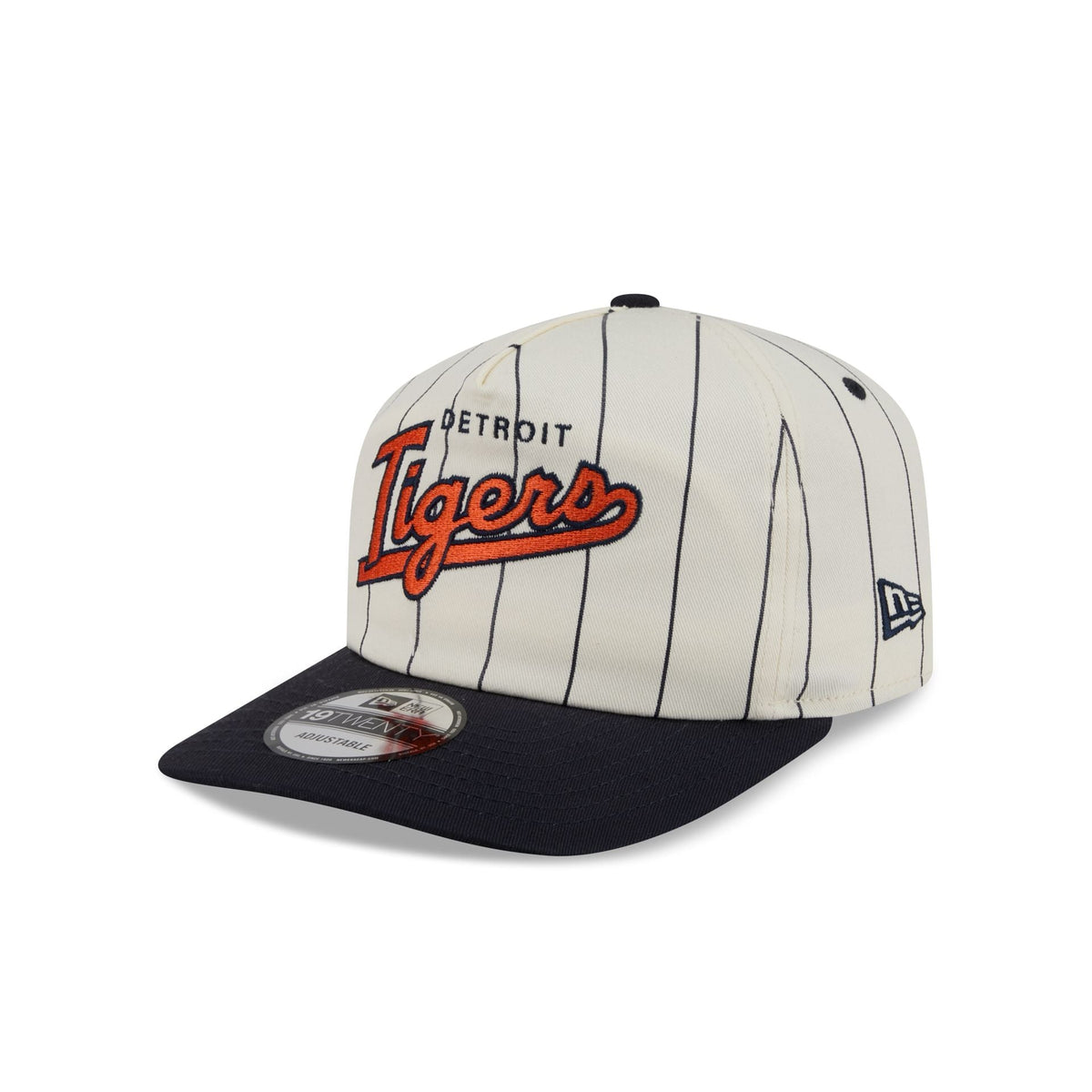 Detroit Tigers Chrome White Pinstripe 19TWENTY Snapback Hat