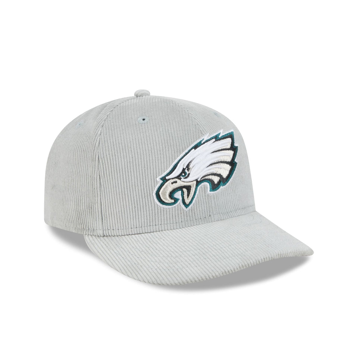 Philadelphia Eagles Light Gray Corduroy 59FIFTY Fitted Hat