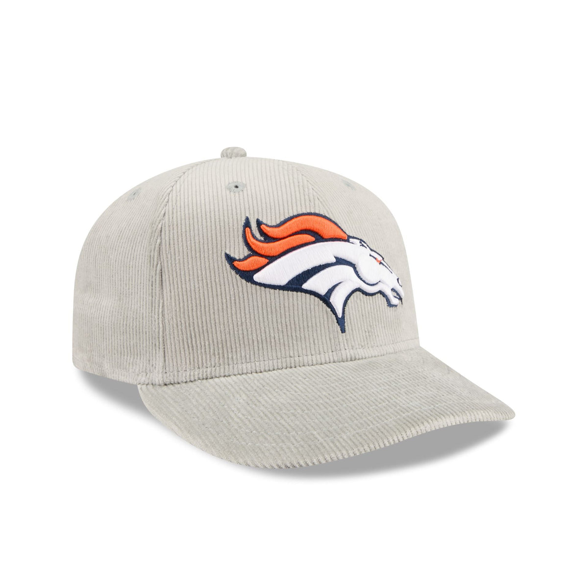 Denver Broncos Light Gray Corduroy 59FIFTY Fitted Hat