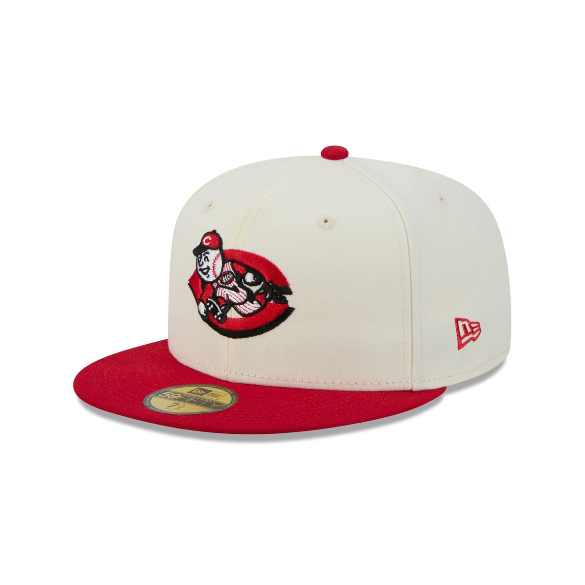Cincinnati Reds Deceptor Chrome White 59FIFTY Fitted Hat