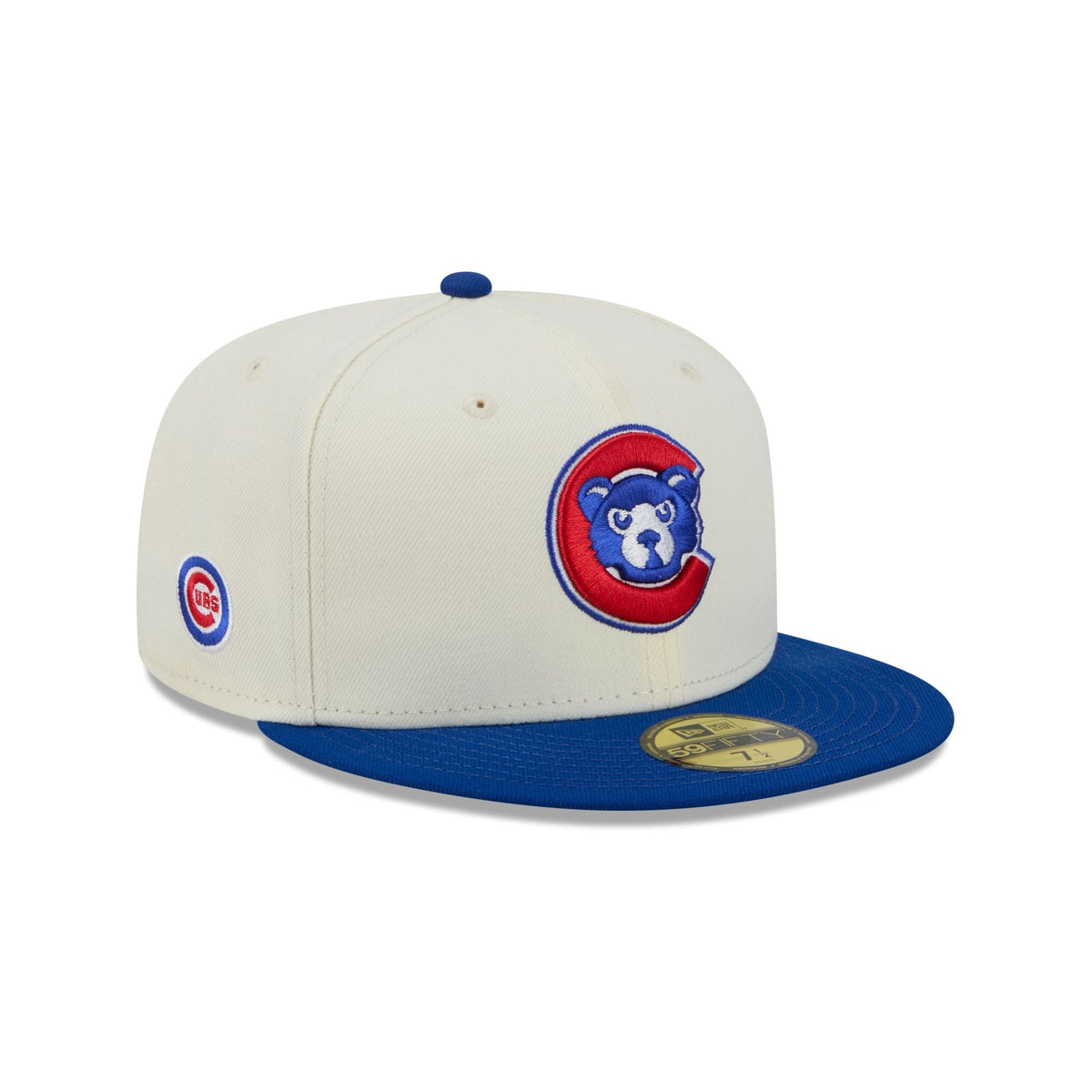Chicago Cubs Deceptor Chrome White 59FIFTY Fitted Hat
