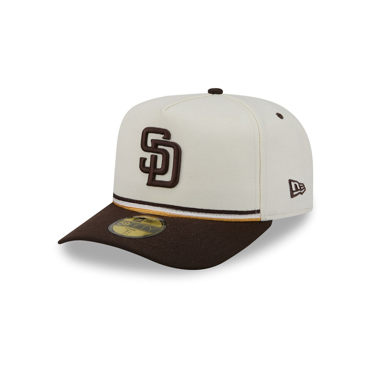 San Diego Padres Vintage Stripe 59FIFTY A-Frame Fitted Hat