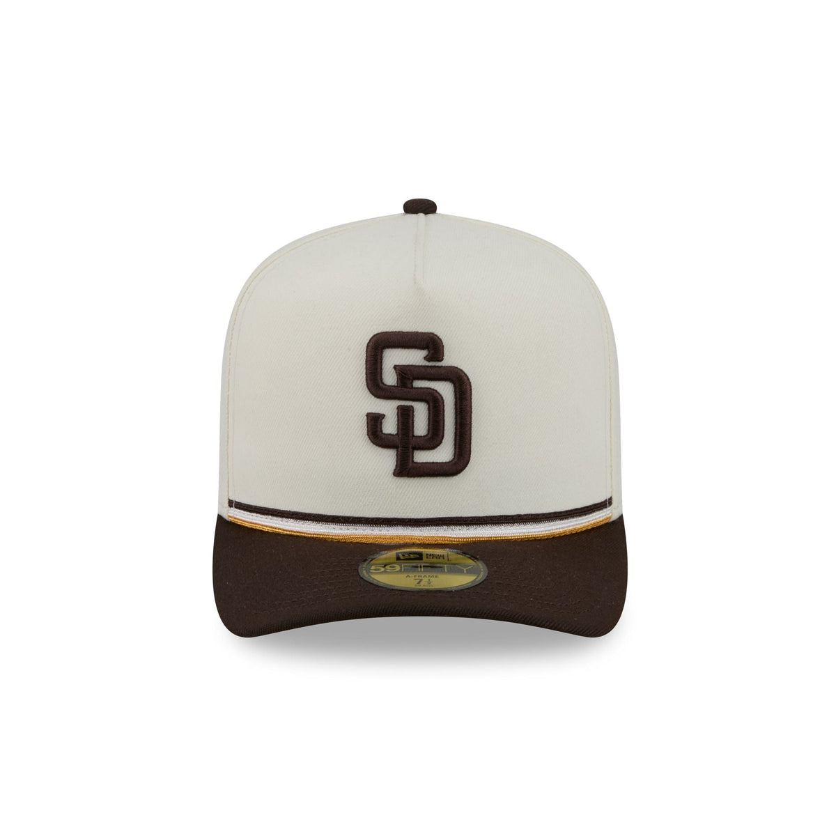 San Diego Padres Vintage Stripe 59FIFTY A-Frame Fitted Hat