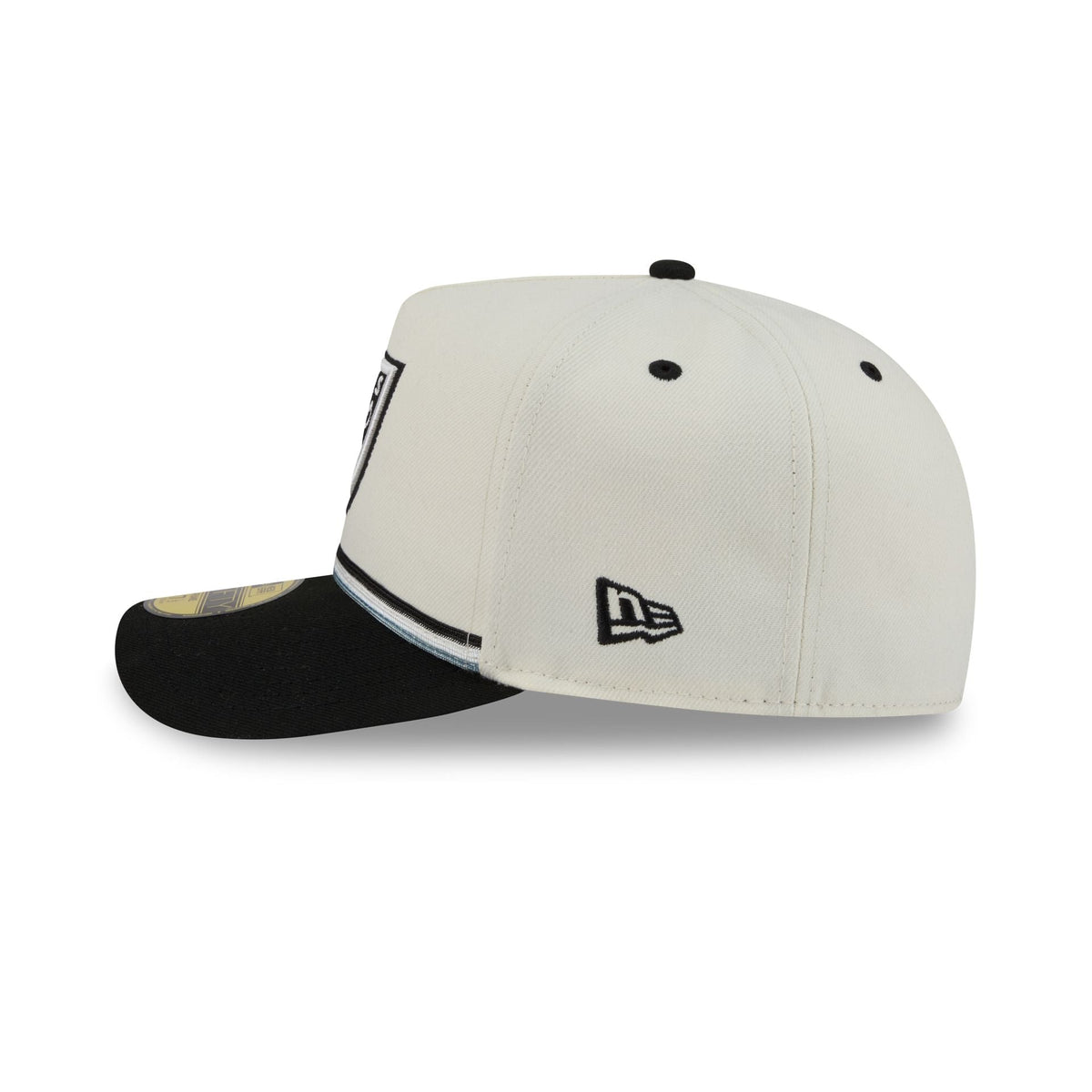 Las Vegas Raiders Vintage Stripe 59FIFTY A-Frame Fitted Hat