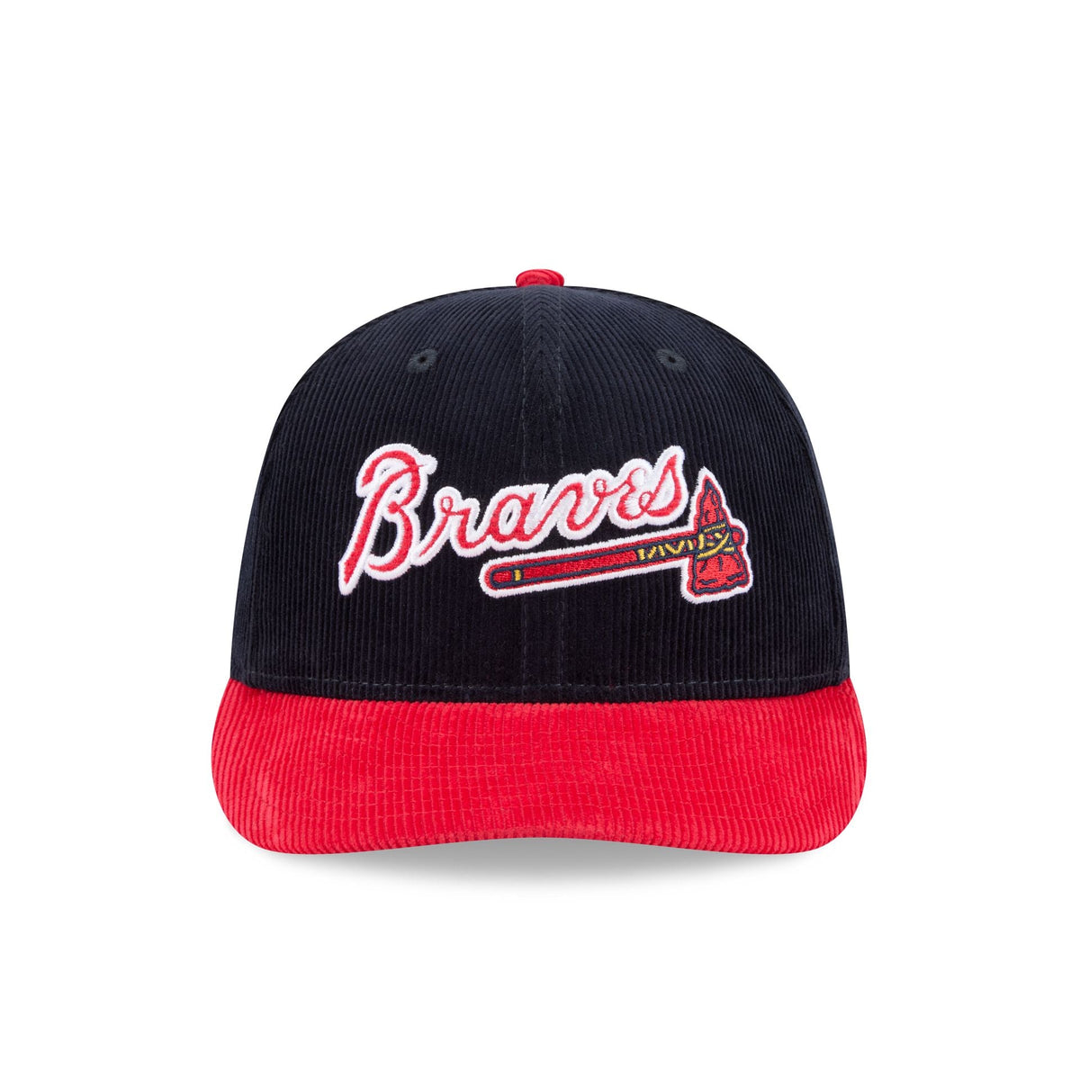 Atlanta Braves Two Tone Corduroy 9FIFTY Snapback Hat