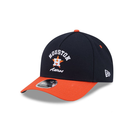 Houston Astros Arched Graphic 9FORTY M-Crown A-Frame Snapback Hat