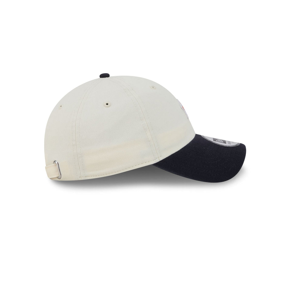 Houston Astros Mini Logo Chrome White Casual Classic Adjustable Hat