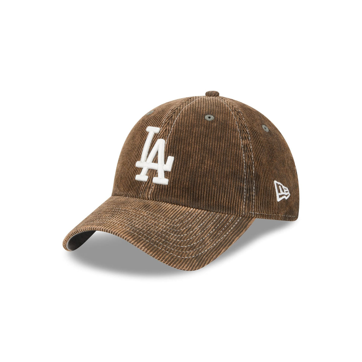 Los Angeles Dodgers New Olive Washed Corduroy Casual Classic Adjustable Hat