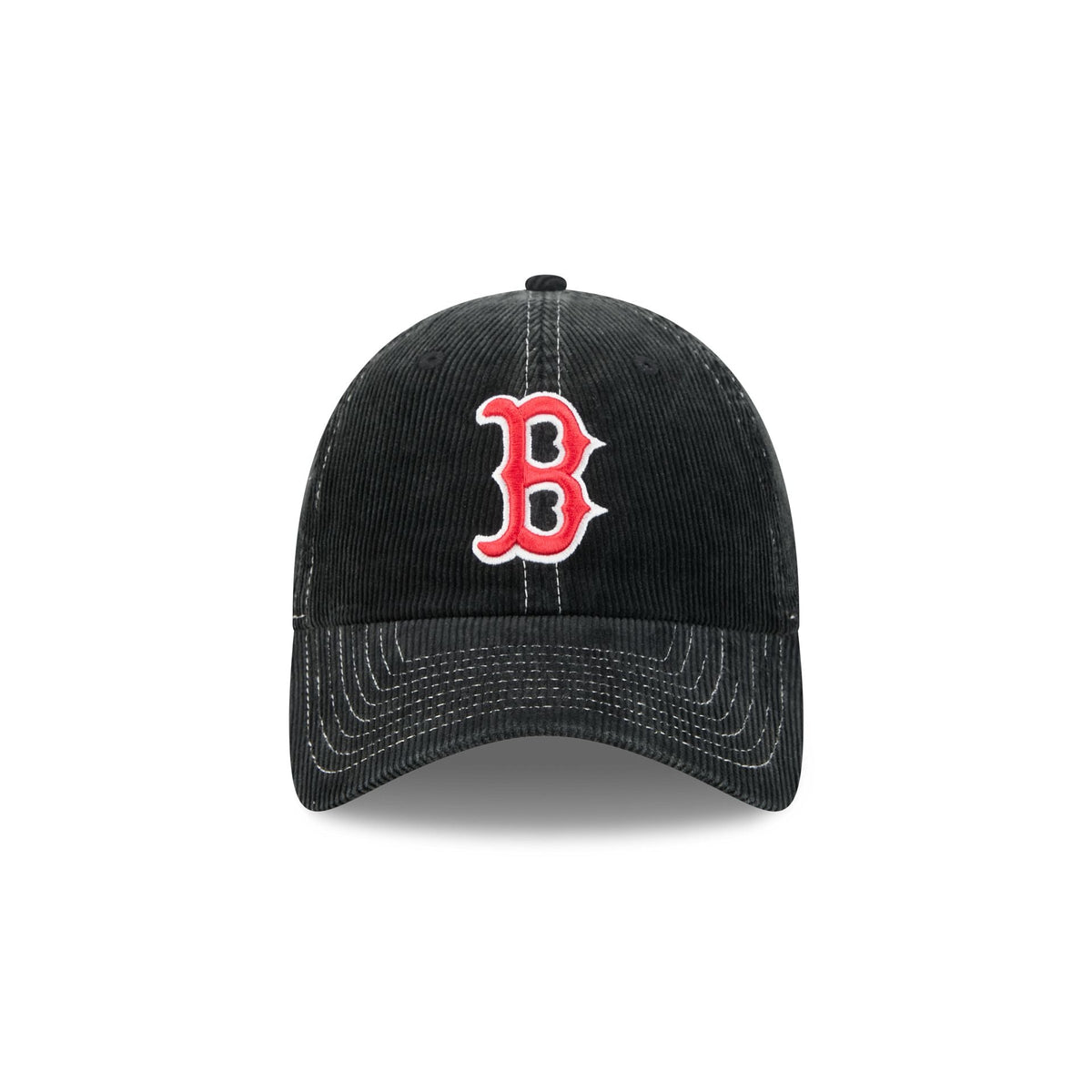 Boston Red Sox Washed Black Corduroy Casual Classic Adjustable Hat