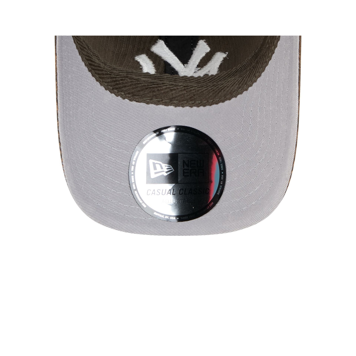 New York Yankees New Olive Washed Corduroy Casual Classic Adjustable Hat