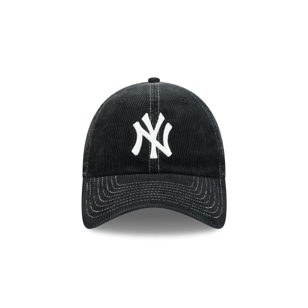 New York Yankees Washed Black Corduroy Casual Classic Adjustable Hat