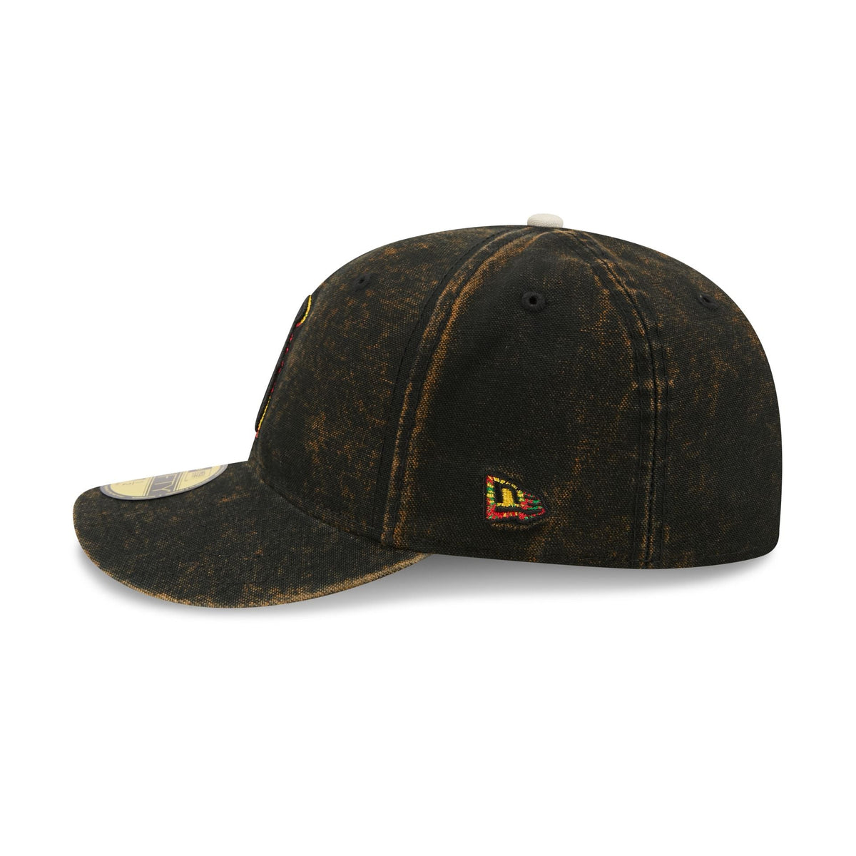 Just Caps Tie Dye Logo Los Angeles Angels 59FIFTY Fitted Hat