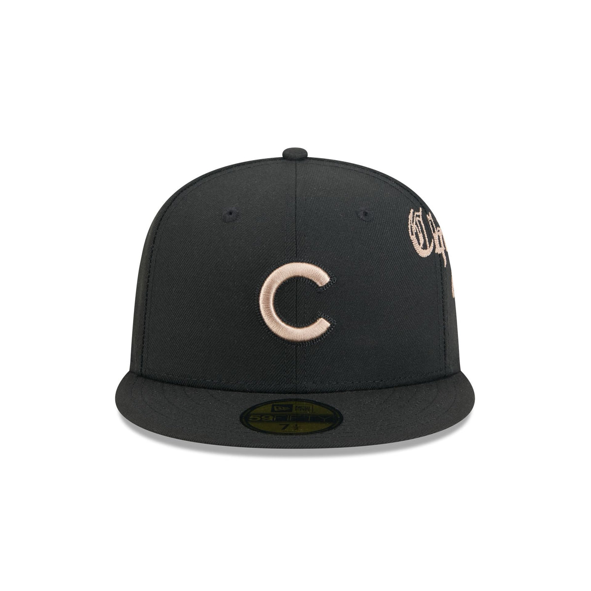 Chicago Cubs Gothic Lettering 59FIFTY Fitted Hat