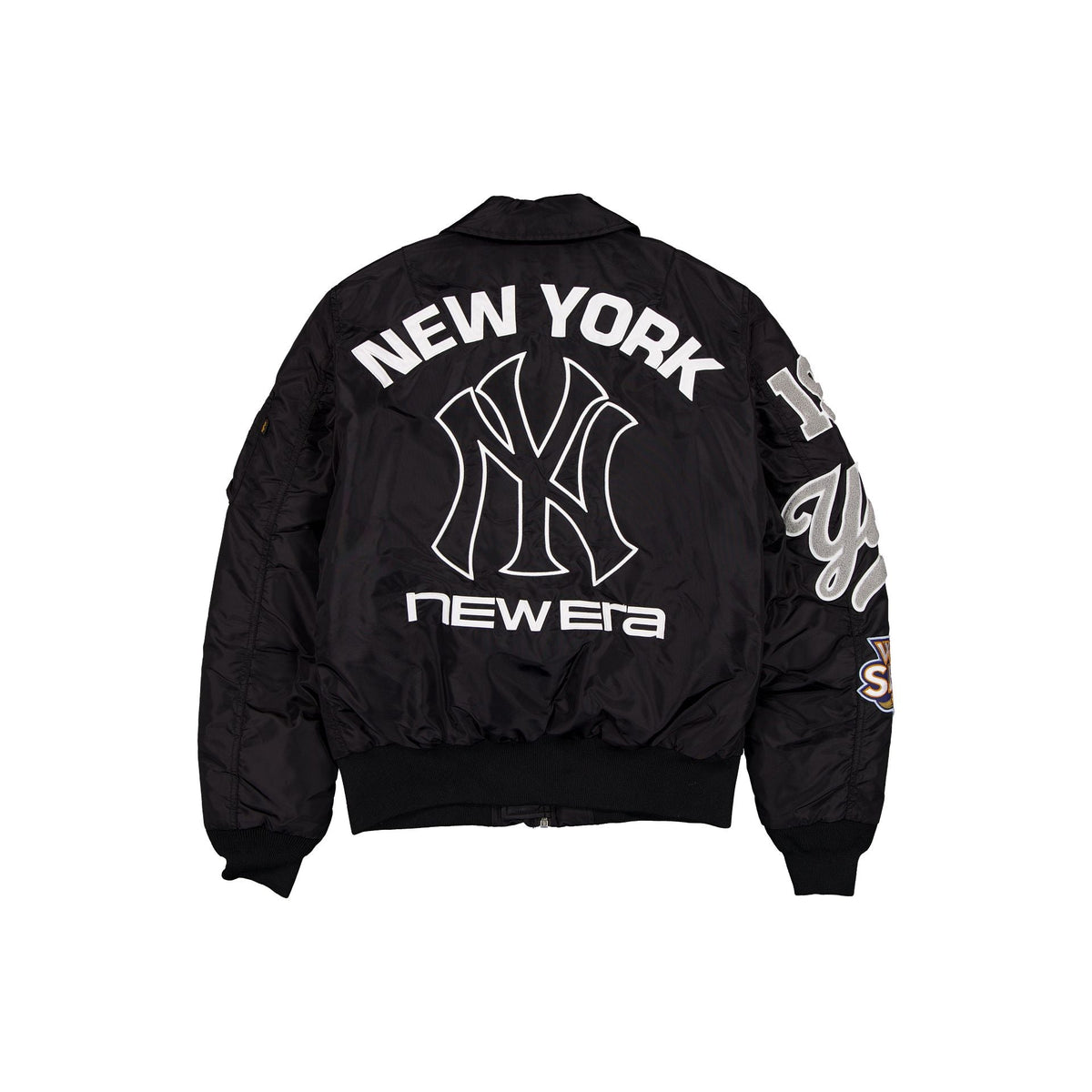 Alpha Industries x New York Yankees Black MA-1 Flight Jacket
