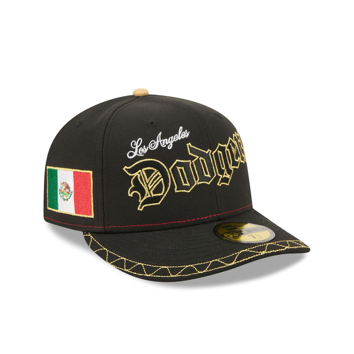 Los Angeles Dodgers Cinco de Mayo Black 59FIFTY Fitted Hat