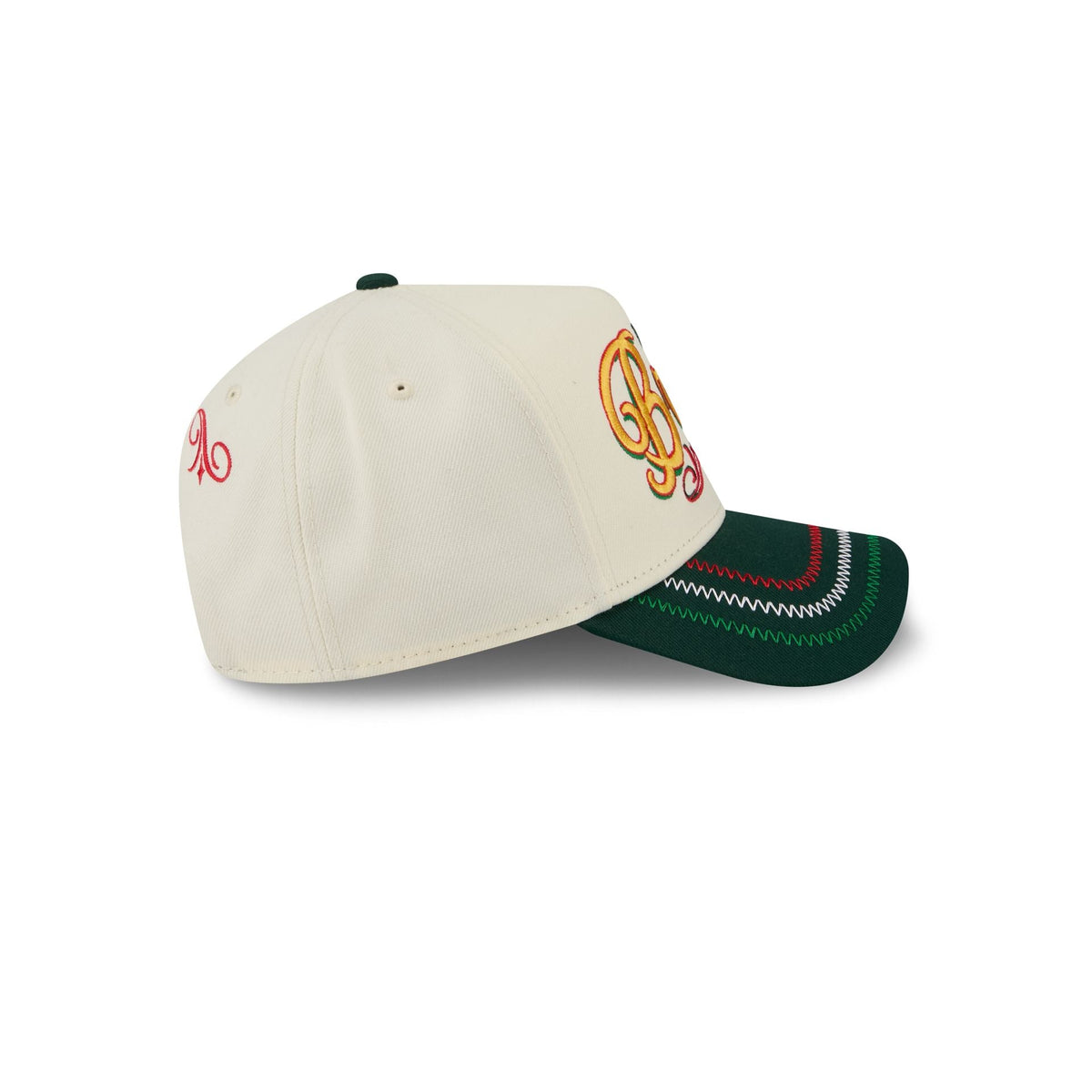 Atlanta Braves Cinco de Mayo Chrome White 9FORTY A-Frame Snapback Hat