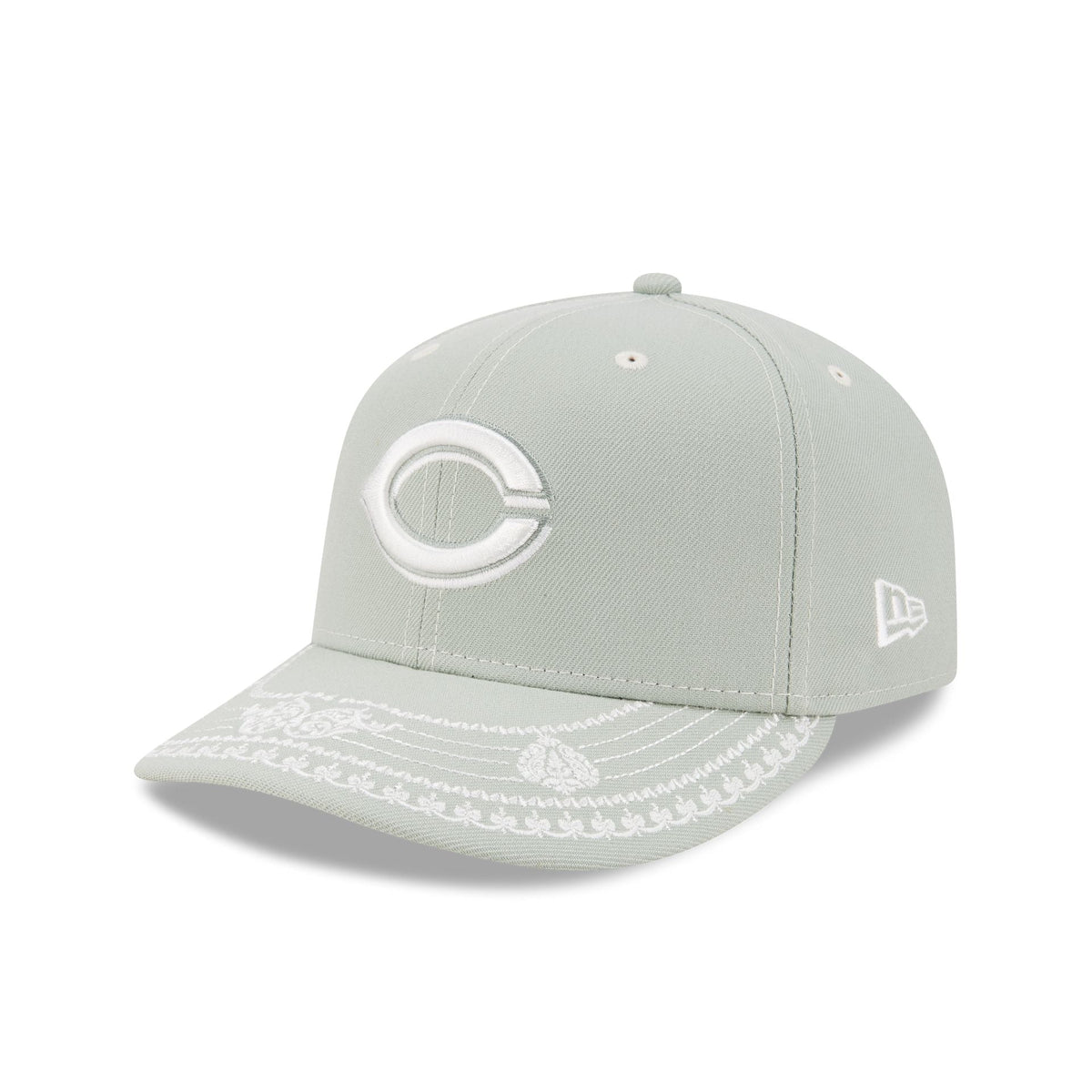 Cincinnati Reds Everest Green Stitched 59FIFTY Fitted Hat