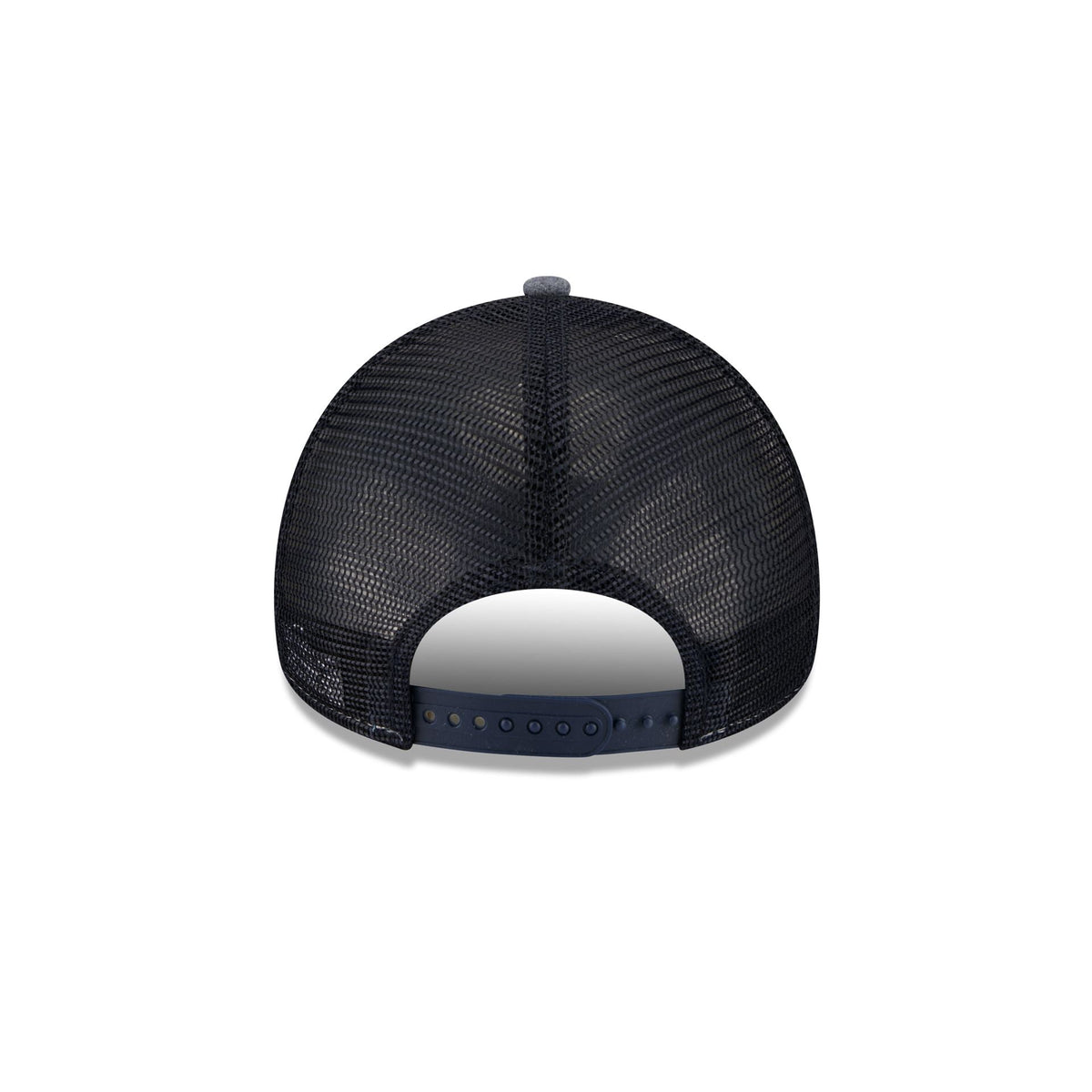 New York Mets Navy Brushed Chambray 9FORTY A-Frame Trucker Hat