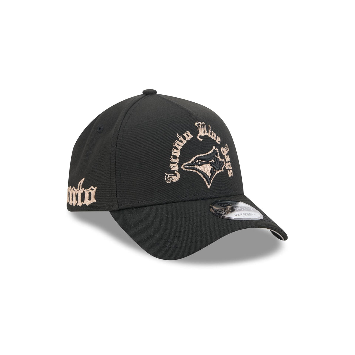 Toronto Blue Jays Gothic Lettering 9FORTY A-Frame Snapback Hat