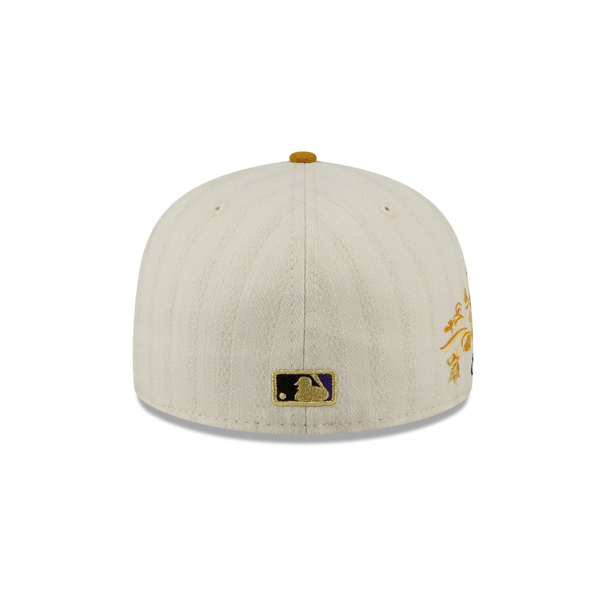 Colorado Rockies Chrome Herringbone 59FIFTY Fitted Hat