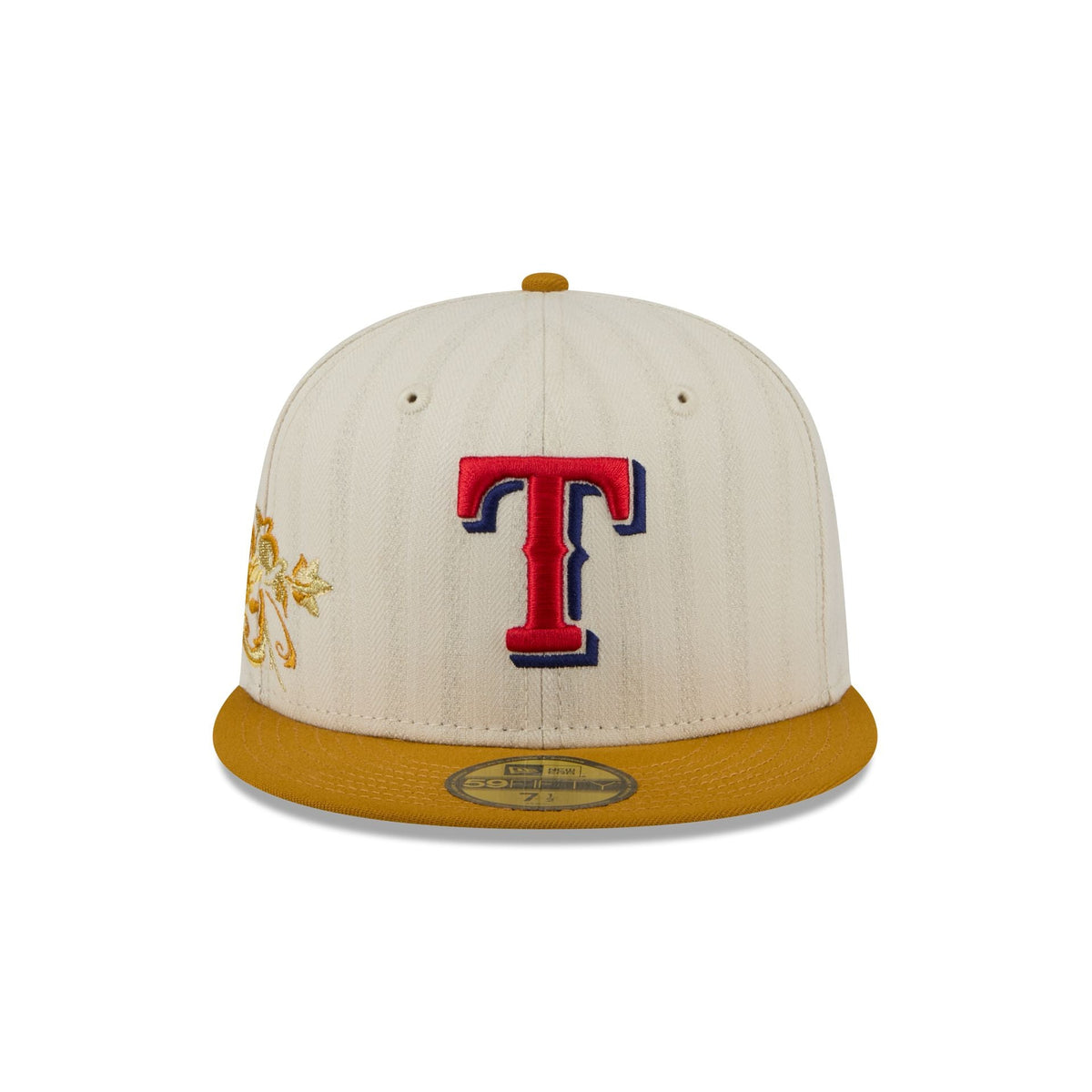 Texas Rangers Chrome Herringbone 59FIFTY Fitted Hat