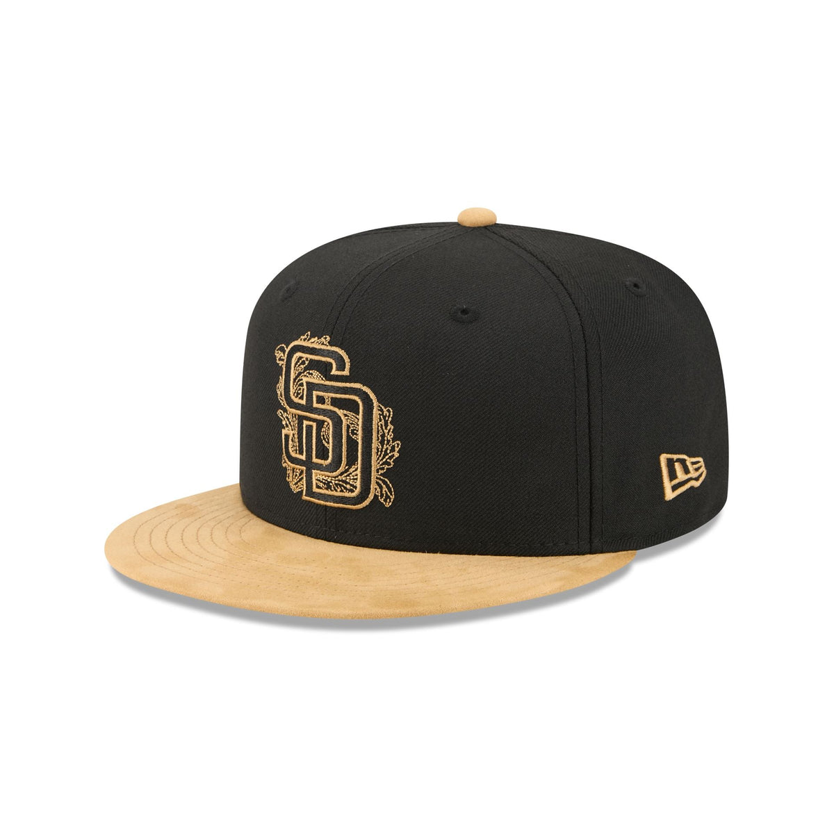 San Diego Padres Black Wool 59FIFTY Fitted Hat