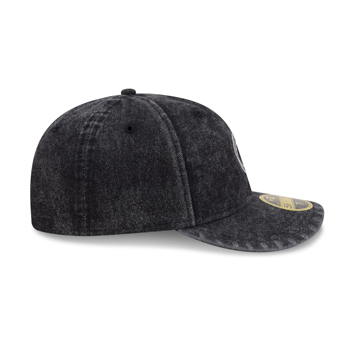 Chicago Cubs Black Denim Low Profile 59FIFTY Fitted Hat
