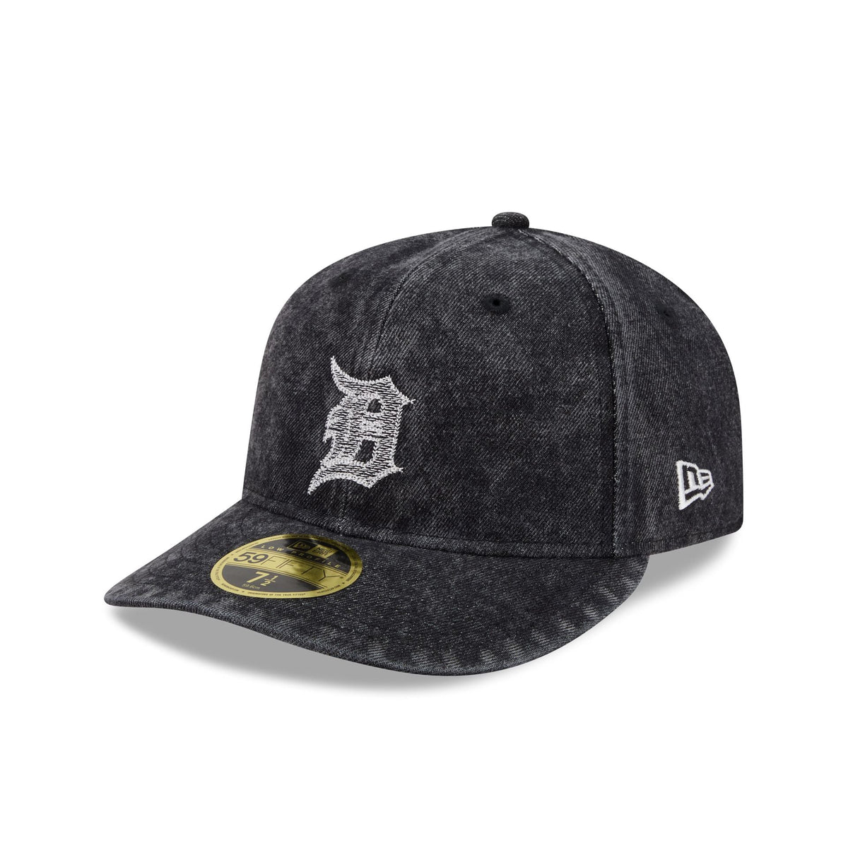 Detroit Tigers Black Denim Low Profile 59FIFTY Fitted Hat