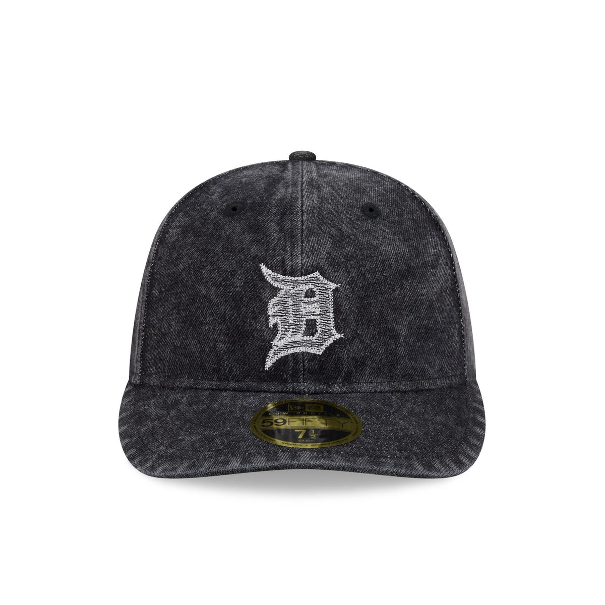 Detroit Tigers Black Denim Low Profile 59FIFTY Fitted Hat