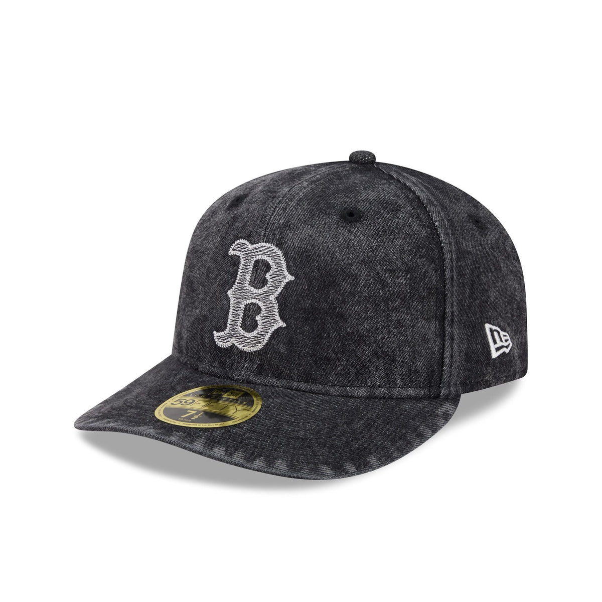 Boston Red Sox Black Denim Low Profile 59FIFTY Fitted Hat