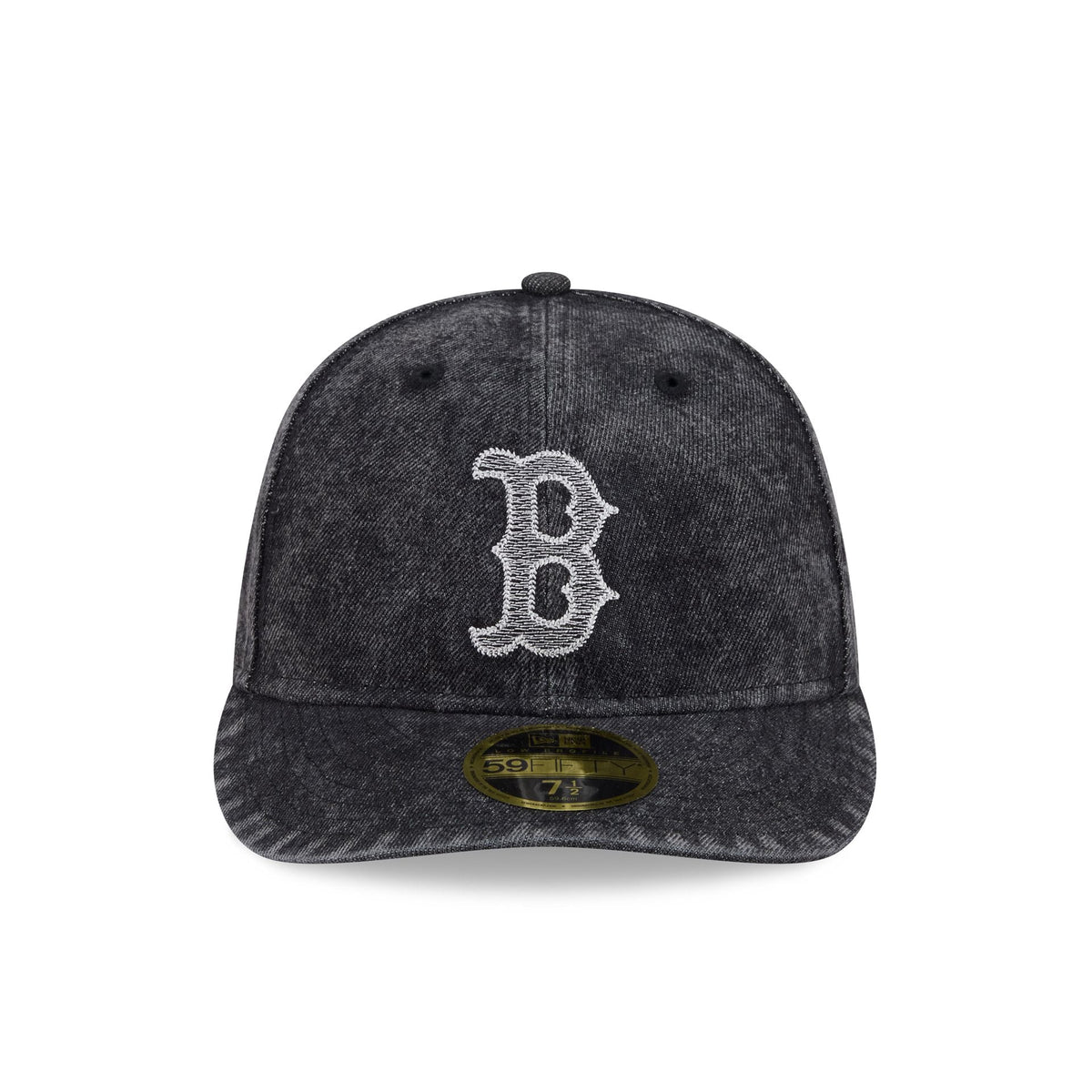 Boston Red Sox Black Denim Low Profile 59FIFTY Fitted Hat