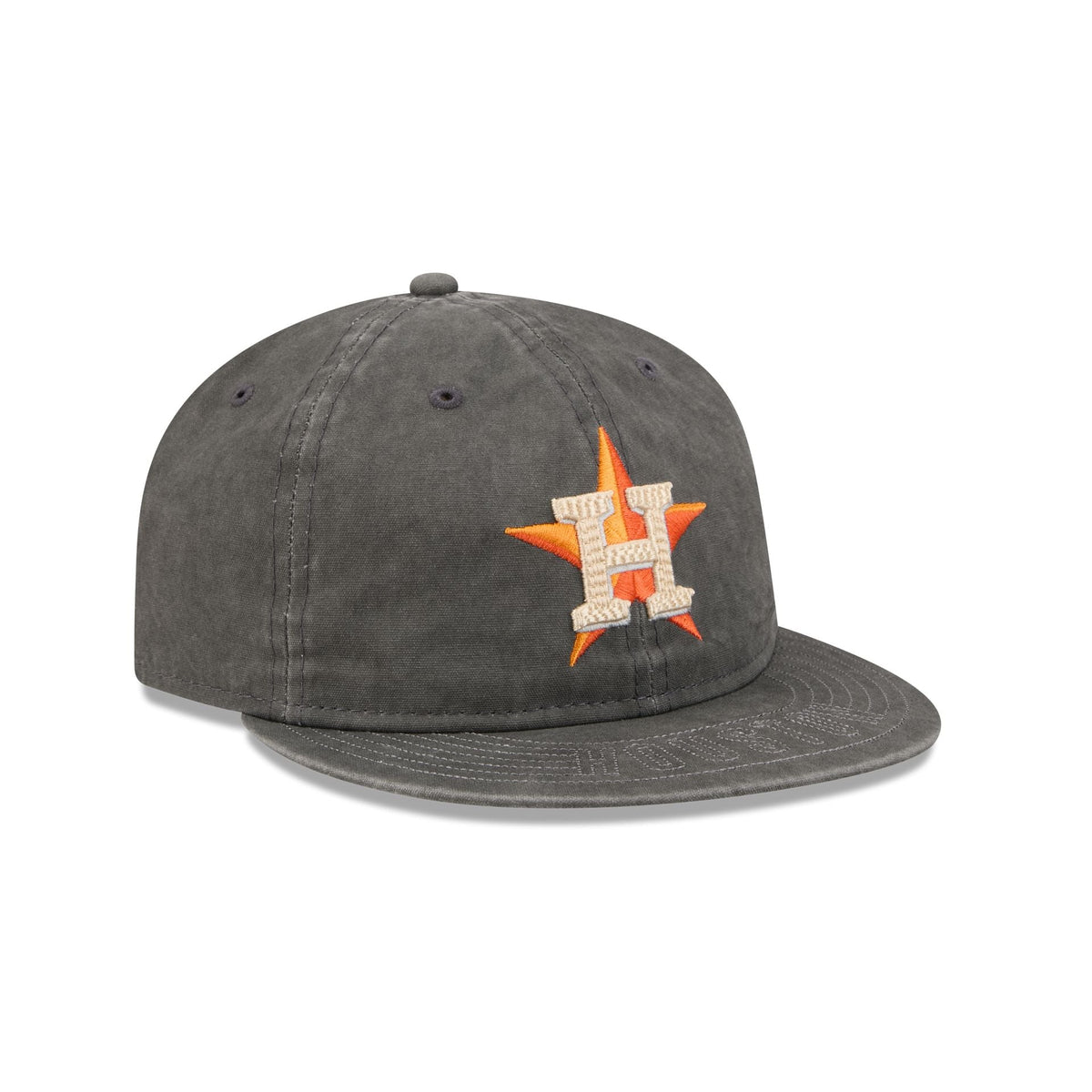 Houston Astros Visor Stitch Retro Crown 59FIFTY Fitted Hat
