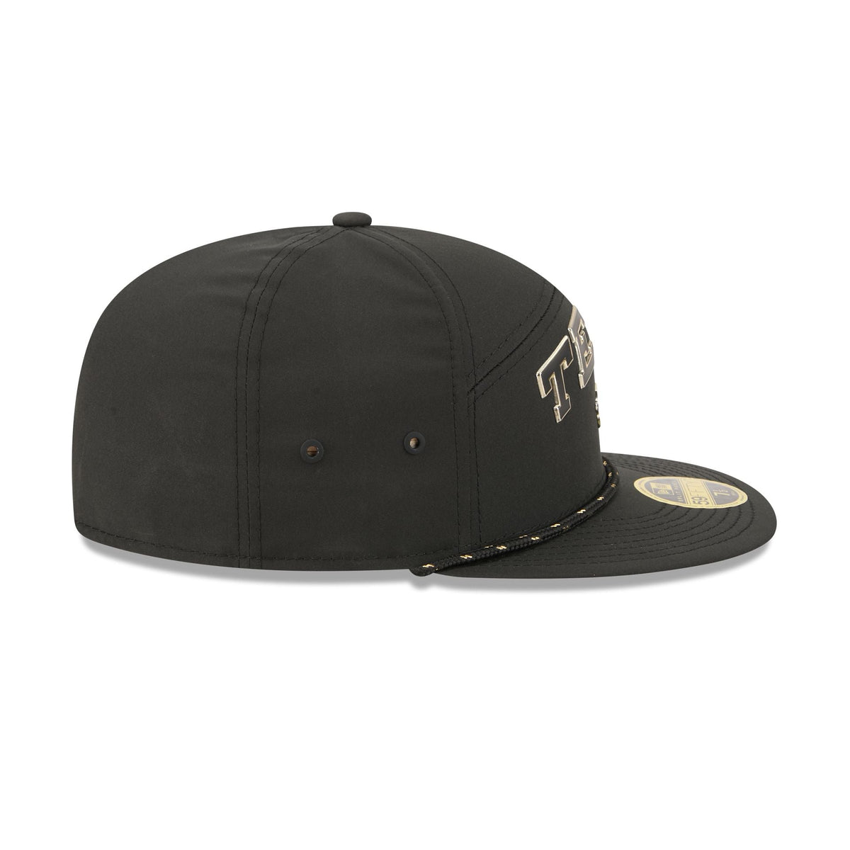 Texas Rangers Gold Logo Rope Split Panel 59FIFTY Fitted Hat