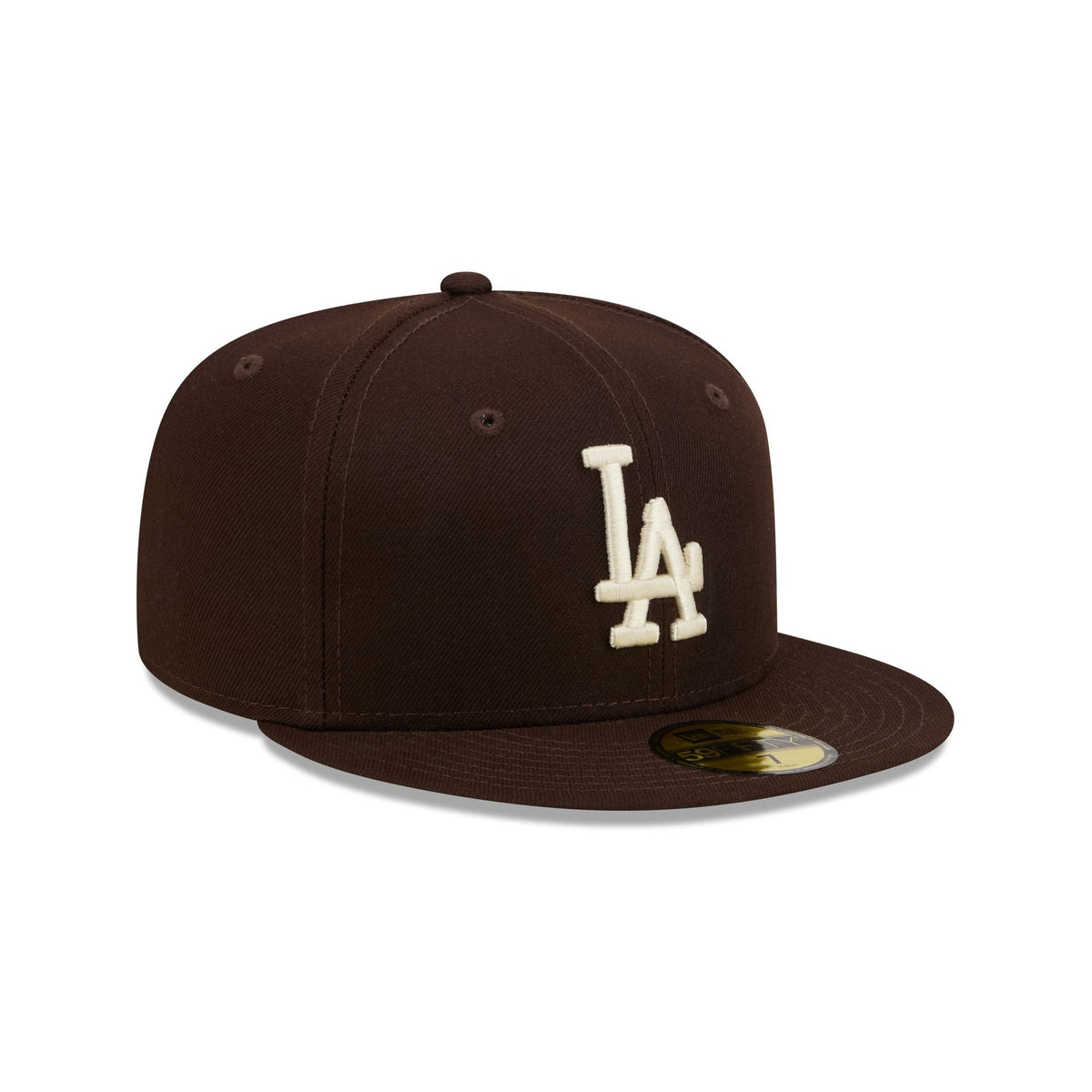 Los Angeles Dodgers Brown Basic 59FIFTY Fitted Hat