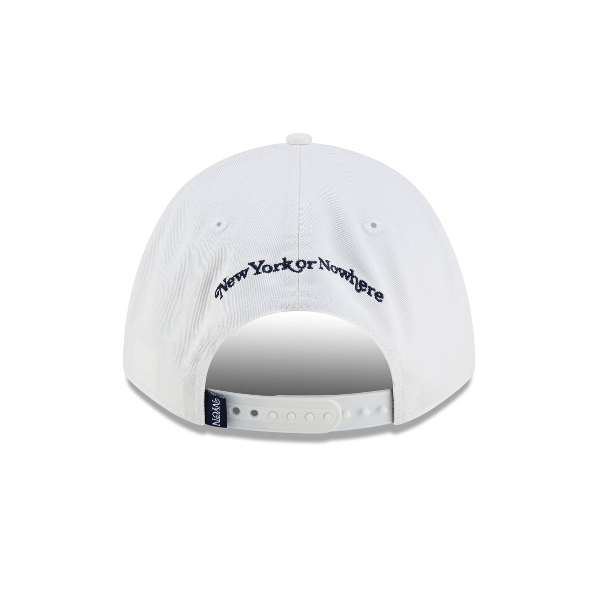 New York or Nowhere x New York Yankees Baseball White 9FORTY M-Crown A-Frame Snapback Hat