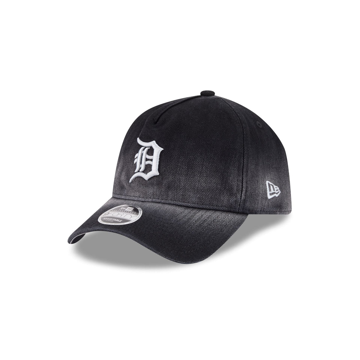 Detroit Tigers Washed Black Denim 9FORTY A-Frame Unstructured Snapback Hat