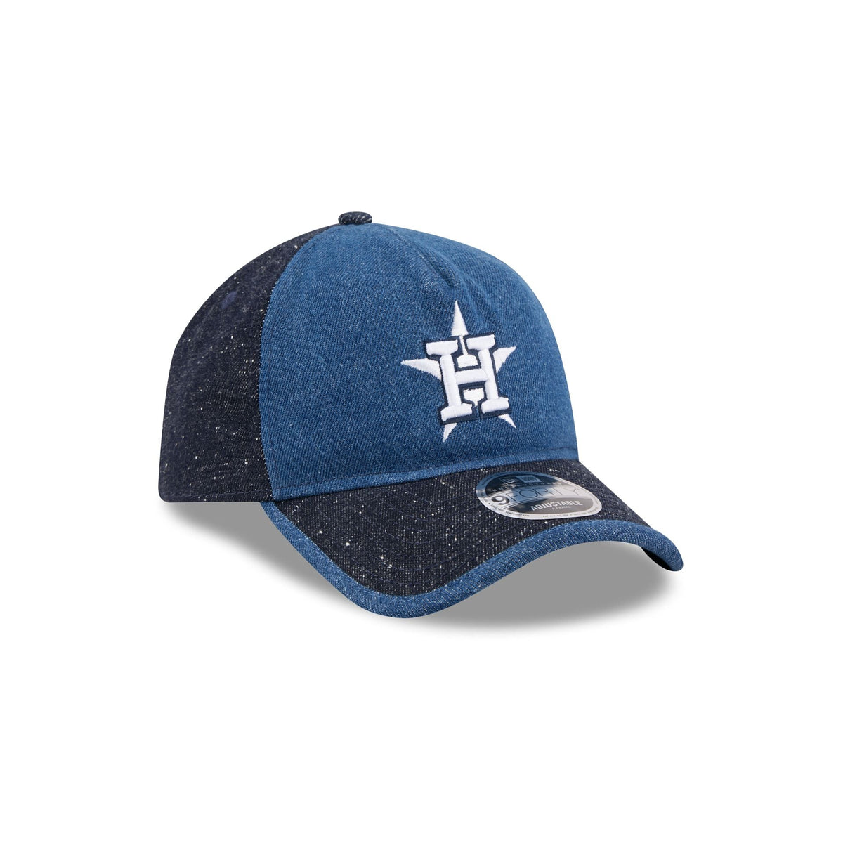 Houston Astros Multi-Panel Denim 9FORTY A-Frame Unstructured Adjustable Hat