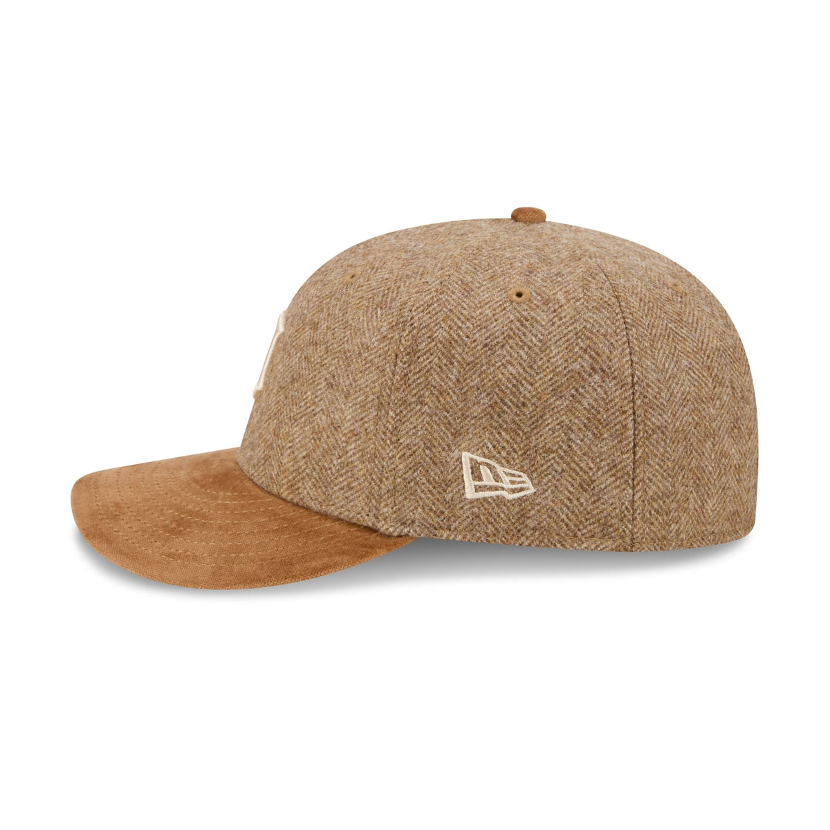 Detroit Tigers Moon Brisbane Moss Brown Visor 59FIFTY Fitted Hat