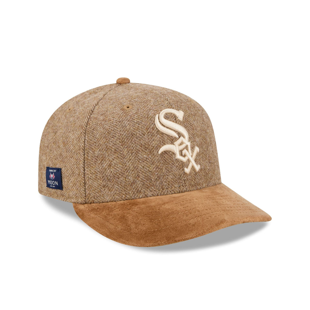 Chicago White Sox Moon Brisbane Moss Brown Visor 59FIFTY Fitted Hat