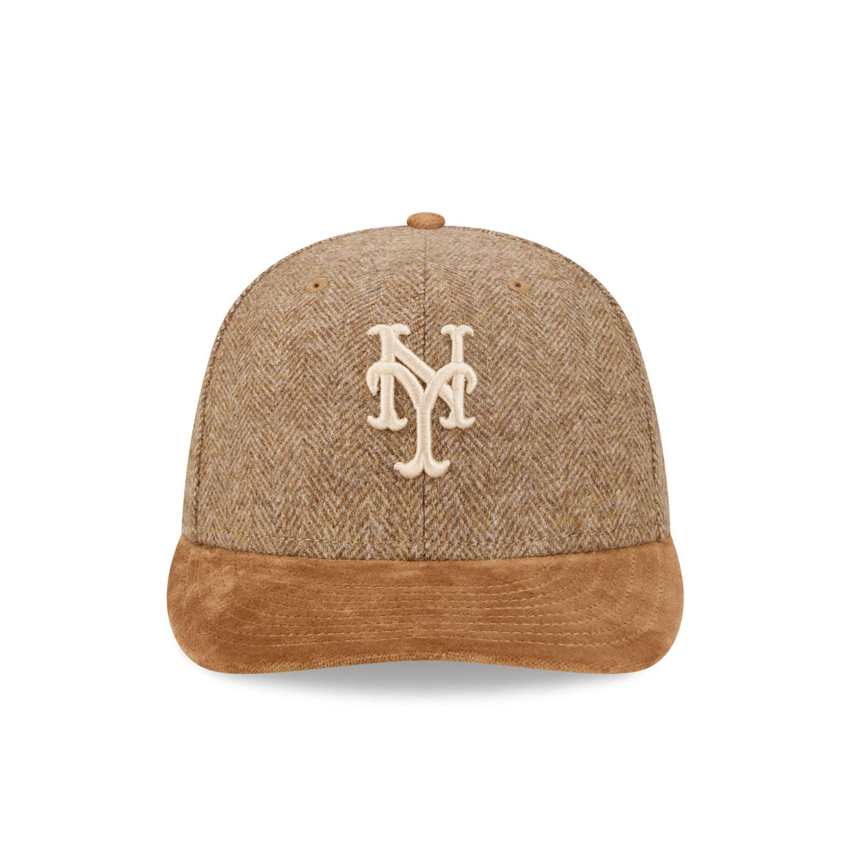 New York Mets Moon Brisbane Moss Brown Visor 59FIFTY Fitted Hat
